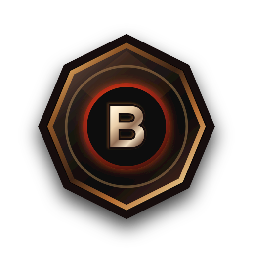 Controller B button input glyph