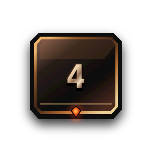 4 key input glyph