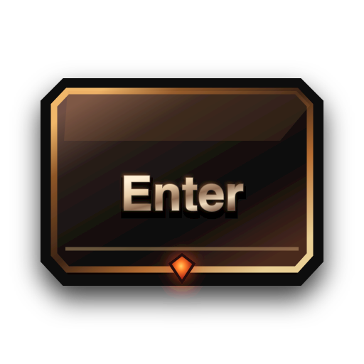 Enter key input glyph