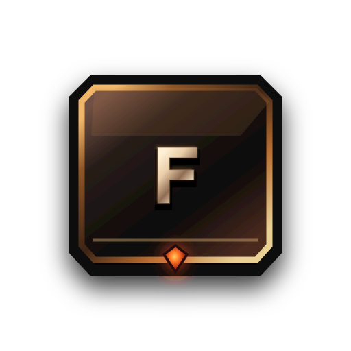 F key input glyph