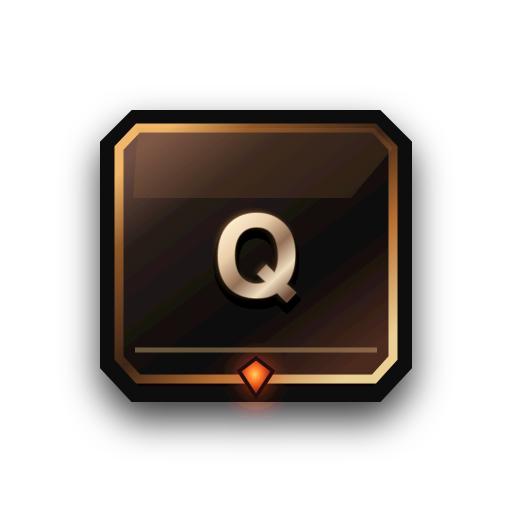 Q key input glyph