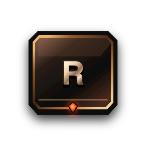 R key input glyph