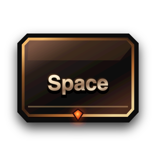 Space key input glyph